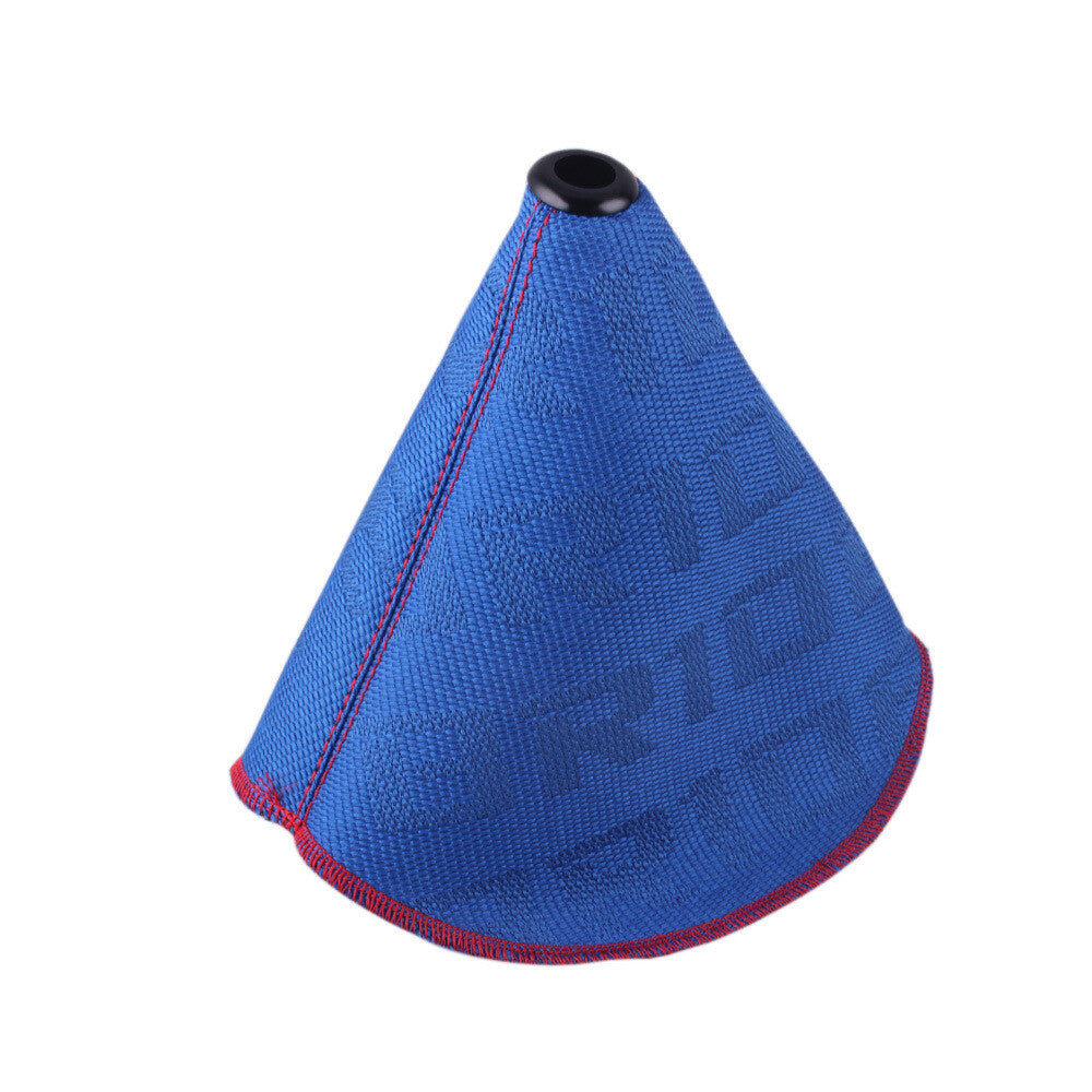 Red stitching GM modified gear head dust cover, woven bridal canvas gear cover