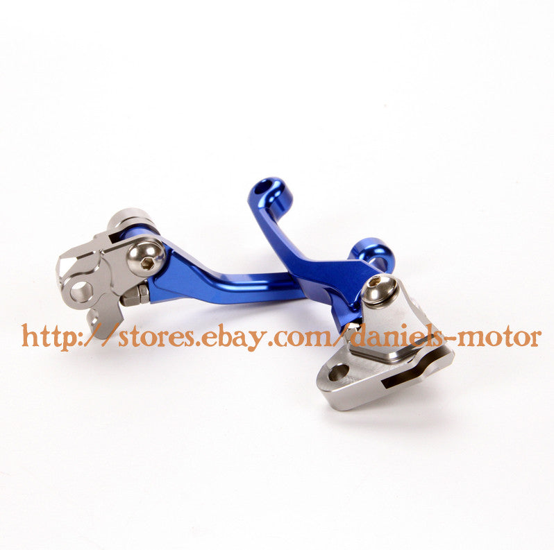 CNC 2X Off-road Brake Clutch Levers for YAMAHA YZ250F (2001-2006) BlUE