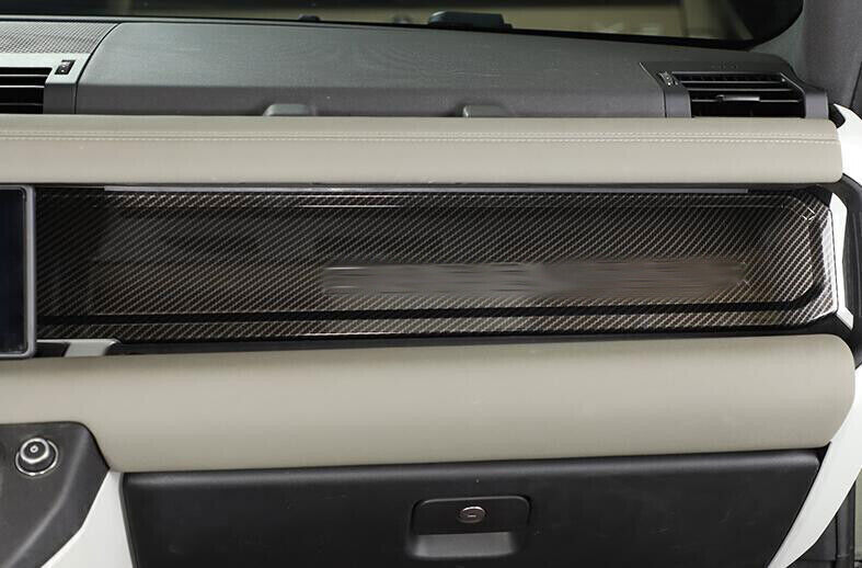 for Land Rover for Defender 2020-25 ABS Carbon Fiber Console Dashboard Panel Trim 3X