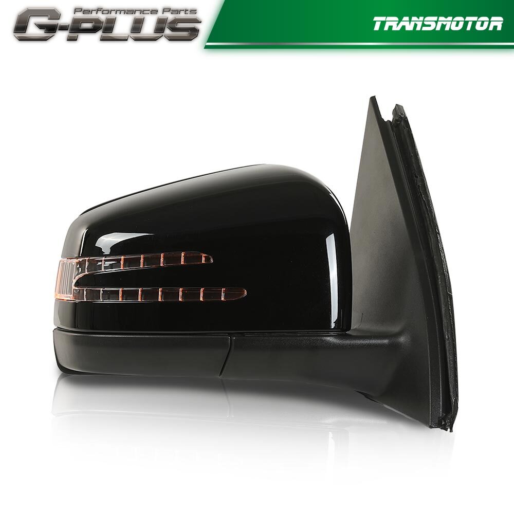 The black right passenger side mirror is suitable for a for Mercedes GLE350 ML350 W166 (2016-2019).