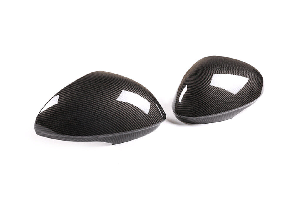 Carbon Fiber ABS Side Rearview Mirror Caps Cover for Alfa Romeo for Stelvio 2017-22