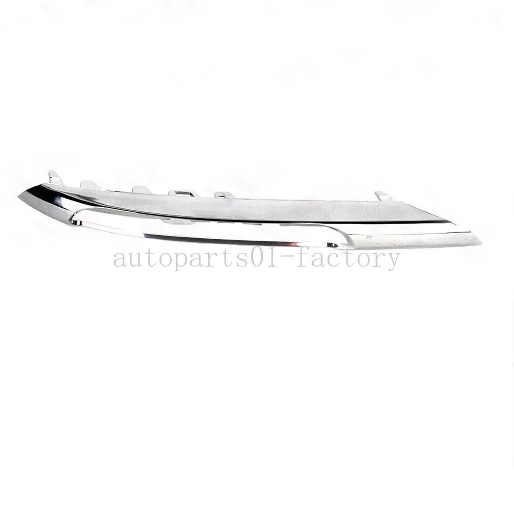 1Pair Front Fog Light Chrome Trim Bezel Fot for Mercedes-Benz E250 E300 E350 10-2013
