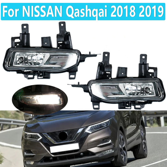 1 Pair Halogen Fog Light Driving Lamp Fog Lamp for NISSAN Qashqai J11 2018-2020