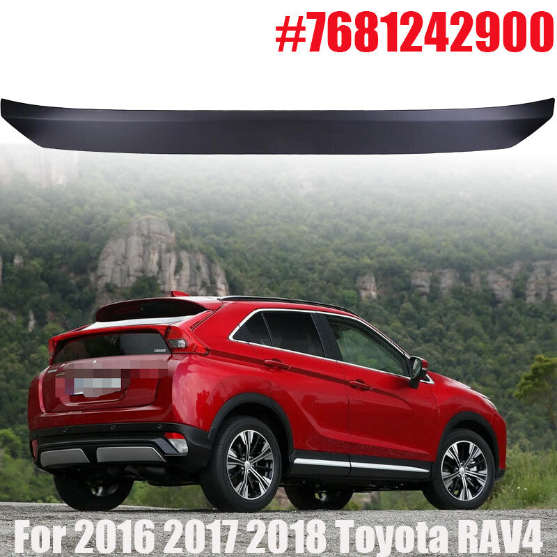 Black Rear Lower Tailgate Molding Trim For 2016 2017 2018 for Toyota RAV4 7681242900