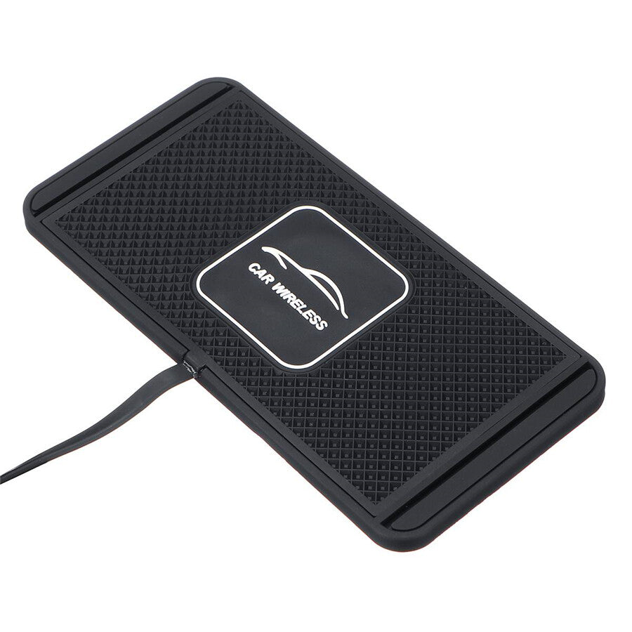Wireless Car for Charger Pad Fast Charging Dock Non-slip Mat Dashboard Holder Kit