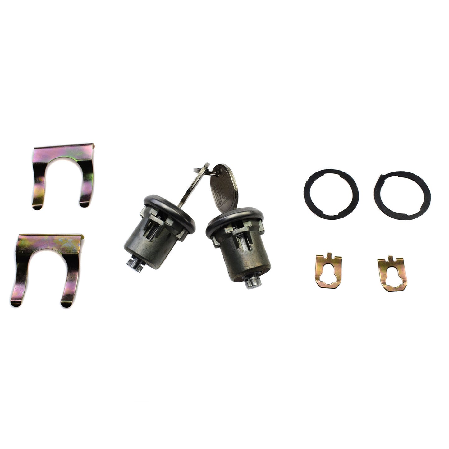 Pair door lock cylinder kit 5070006 for Chevrolet S10, Blazer, for GMC,for Buick,and for Cadillac .