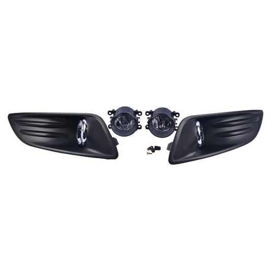 Pair For 2014-2019 for Ford Fiesta Fog Lights Driving Lamps Clear LH+RH