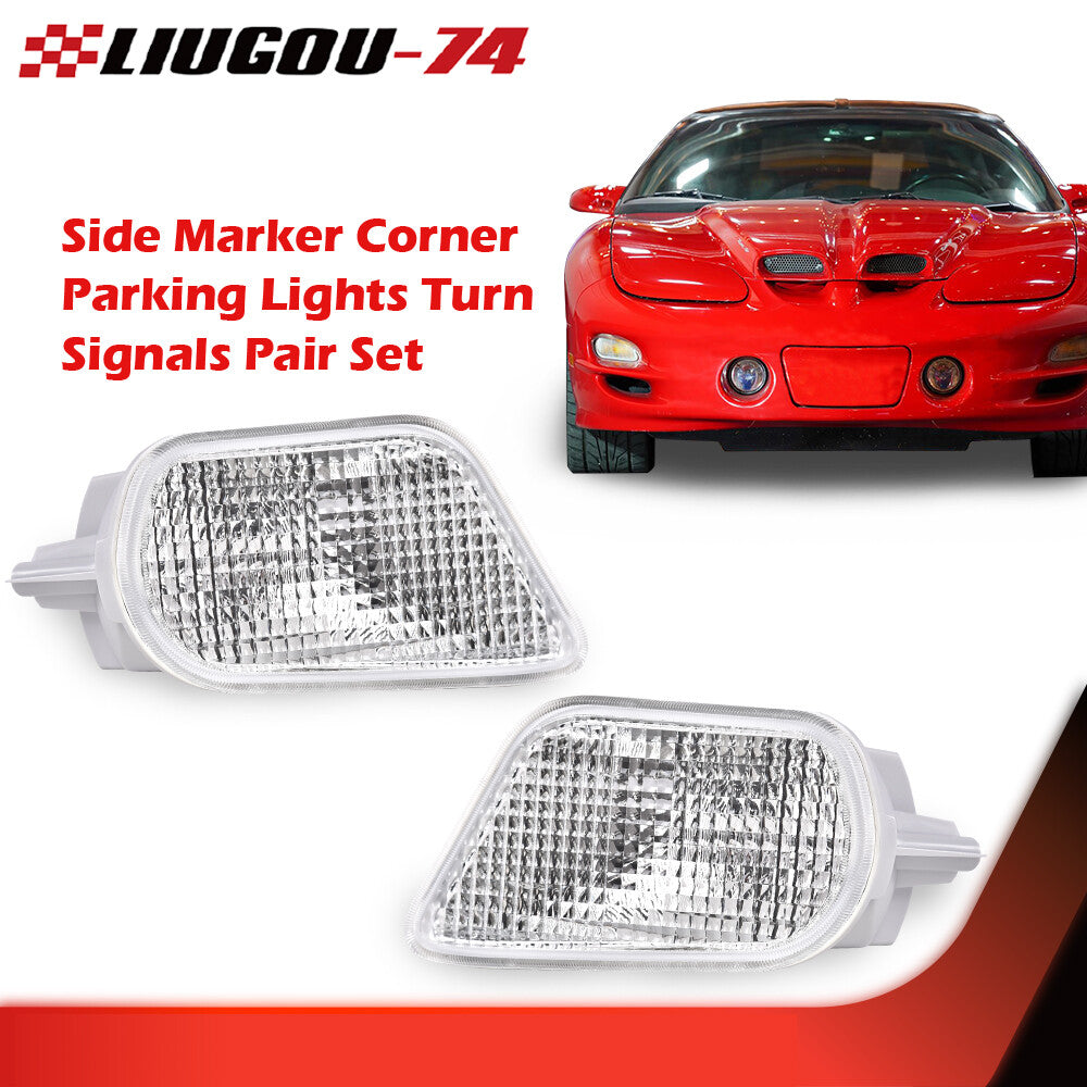 Side markers, corner parking lights, and turn signals suitable for 98-02 for Pontiac Firebird.