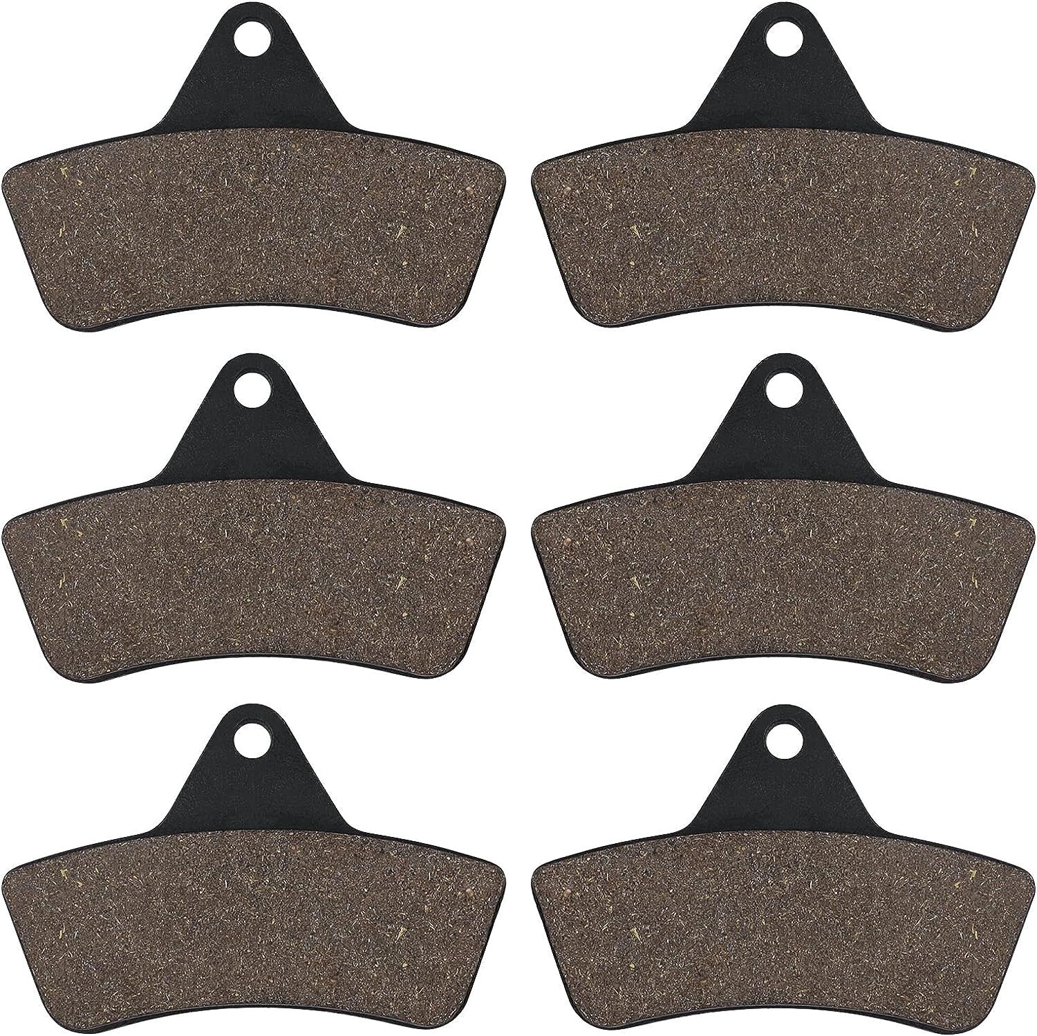 Front and Rear Brake Pads for Arctic Cat 400 500 250 300 2X4 4X4 1998- 2000