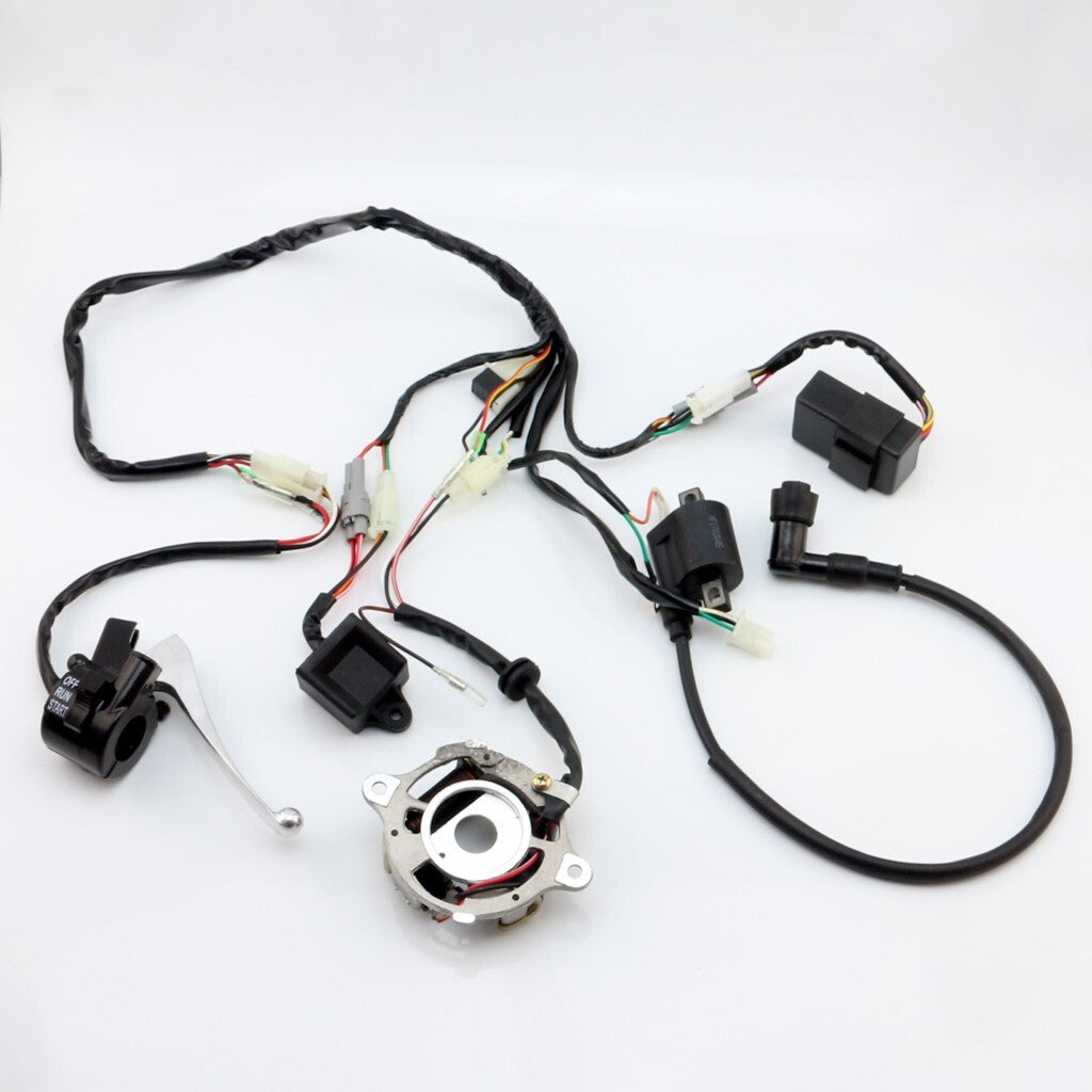 Wiring Harness Loom IGNITION CDI CONTROL UNIT COIL SWITCH for YAMAHA PW50 PY50