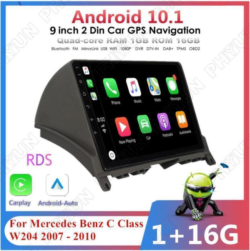 9 Stereo For Carplay for Benz W204 S204 2007-2010 Radio GPS Navigation FM WiFi