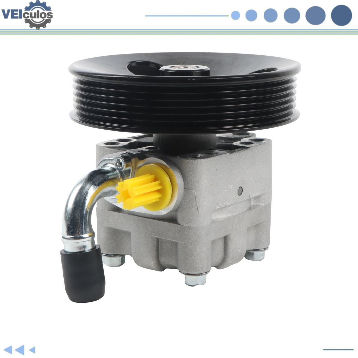 Power Steering Pump W/ Pulley For 01-03 for Infiniti QX4 for Nissan Pathfinder V6 3.5L