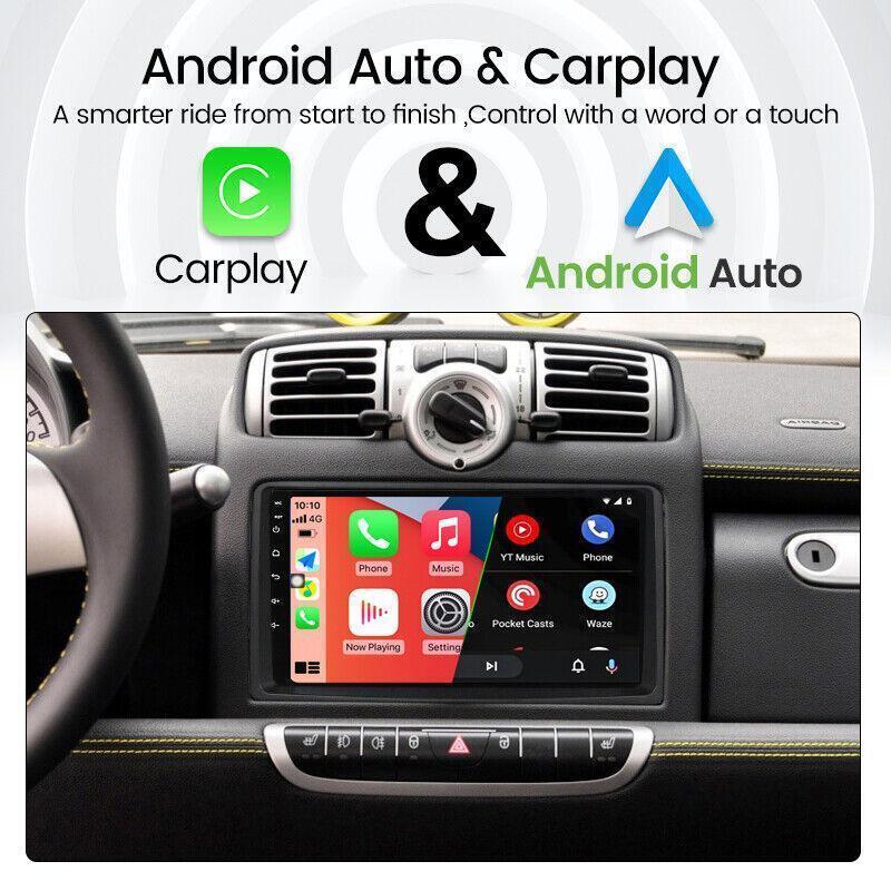 Android 10.1 Car GPS Navi Radio Stereo Carplay DSP for Benz for Smart Fortwo 2006-09