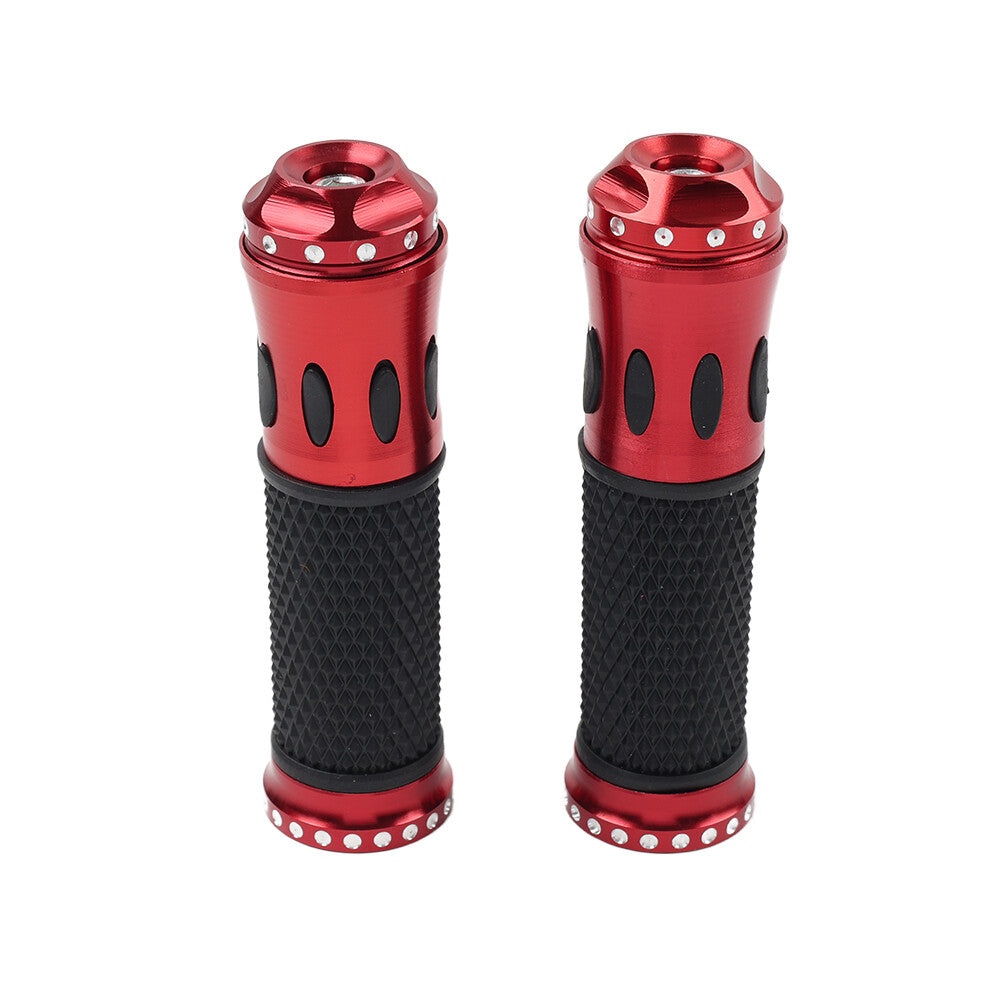 7/8 Motorcycle Handlebar Handle Bar Hand Grips for Honda for Yamaha for Suzuki red