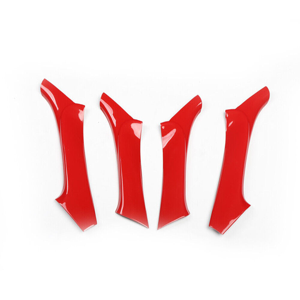 Interior Door Armrest Panel Trim Decoration Fit for Lexus IS 2006-11 Bright Red