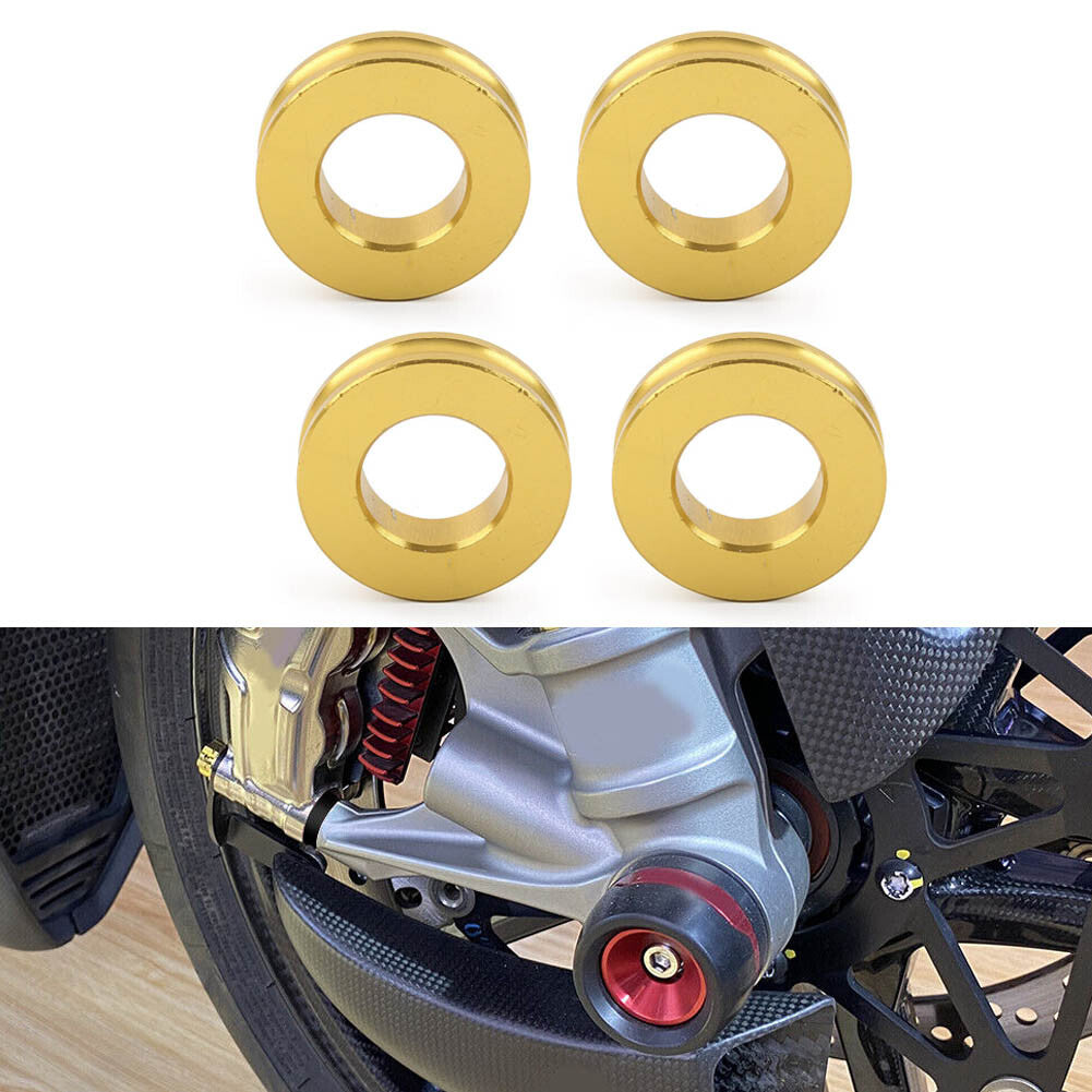 4pcs CNC Front Brake Caliper Spacer Kit for Ducati Panigale V4/R/S 2018-21 Gold