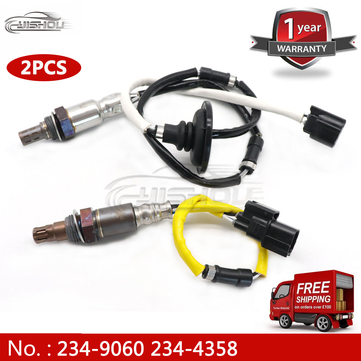 Two front and rear O2 oxygen sensors are compatible with 2006-2011 for Honda for Civic Si Sedan Coupe 2.0L.