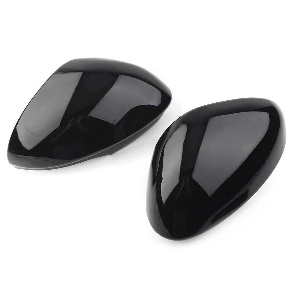 Piano Black Car Side Rearview Mirror Cover Caps Fit for Alfa Romeo Giulia 2017-2024