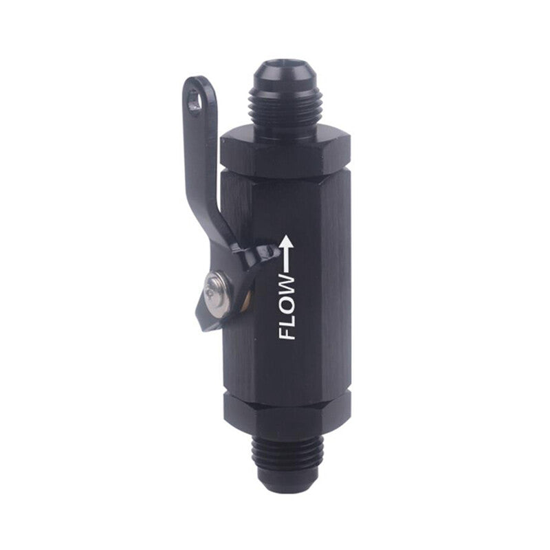 6AN Car fuel tank handle cut-off valve with cable rod and safety roller shut-off valve AN6