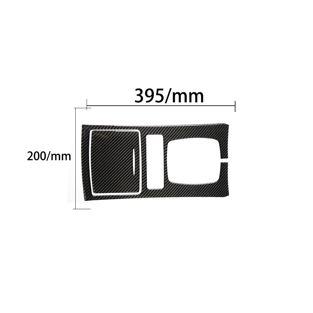2x for Infiniti FX 2009-2013/QX70 14-17 Carbon Fiber Gear Shift Panel Cover Trim