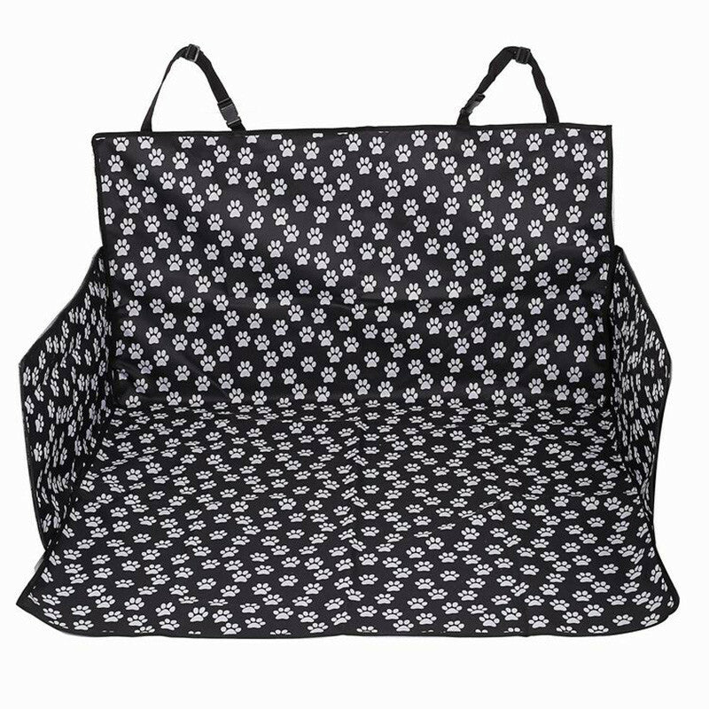 Car Seated Oxford Cloth Mat Pad Pet Printed Black Pet Waterproof Mat for Seat Cover