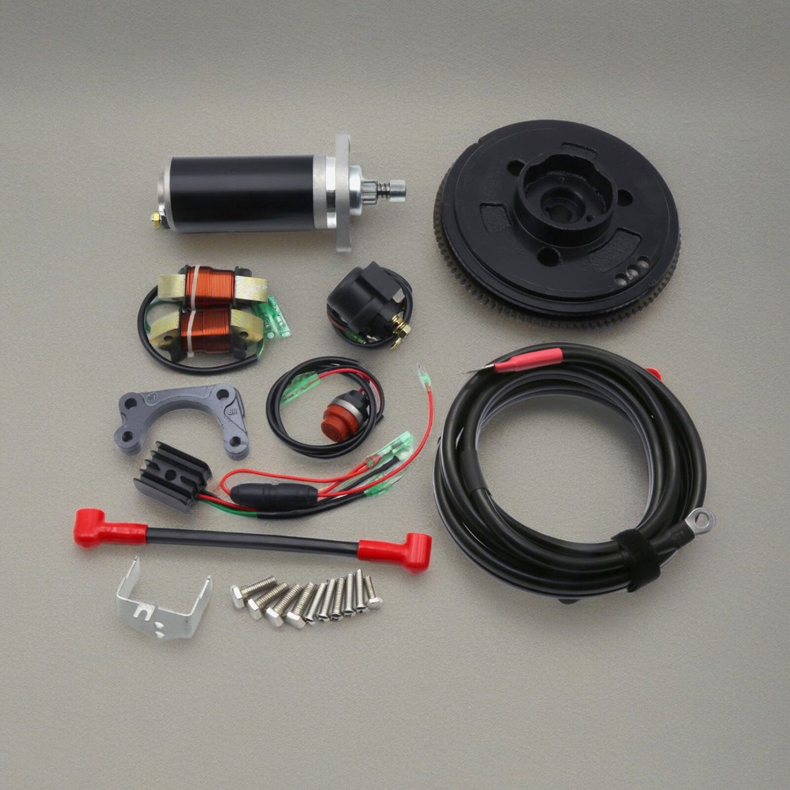Electrical Start Conversion Kit for Mercury 9.9HP Outboard Motor 4 Stroke