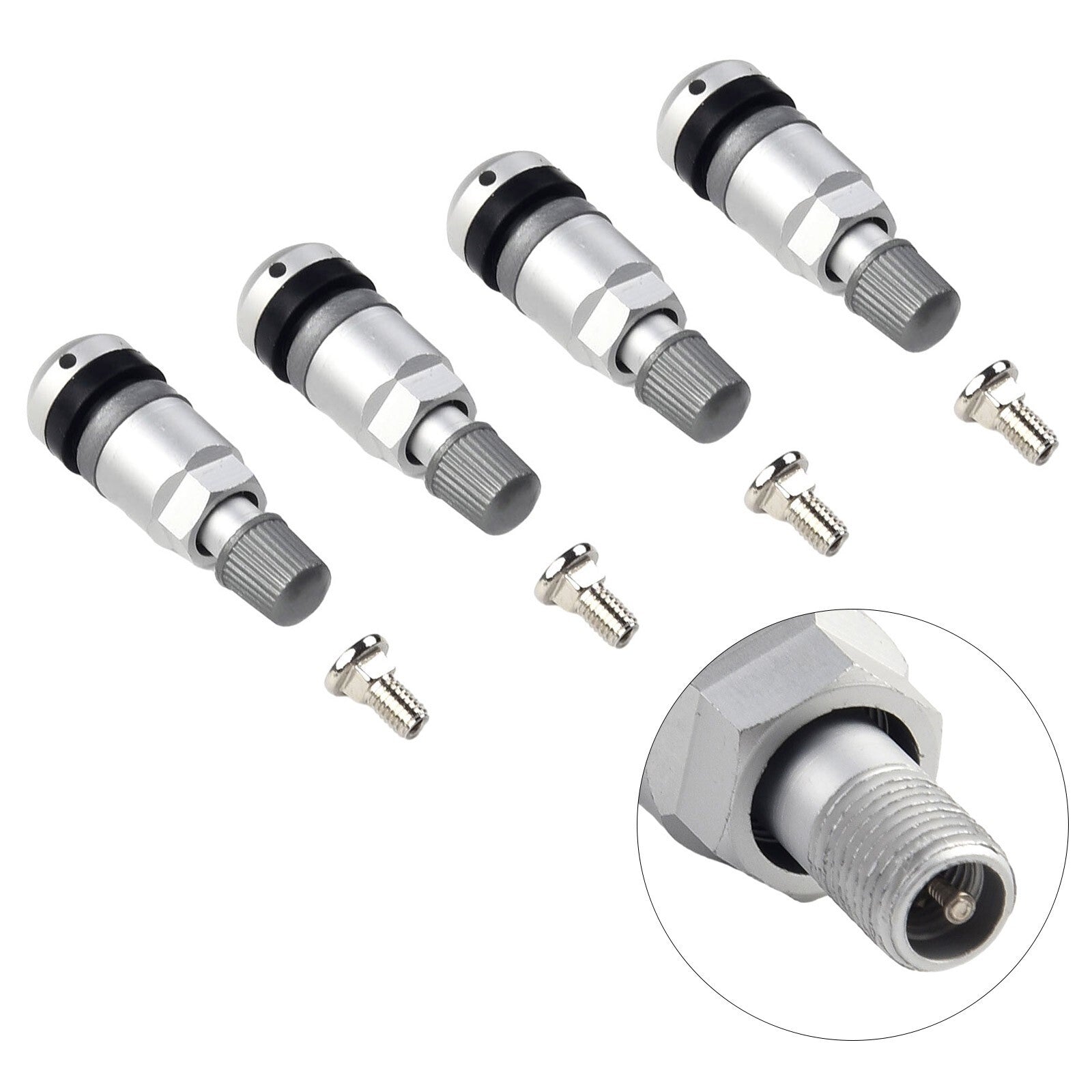 4-piece TPMS tire pressure sensor valve stem repair kit suitable for new Series 5