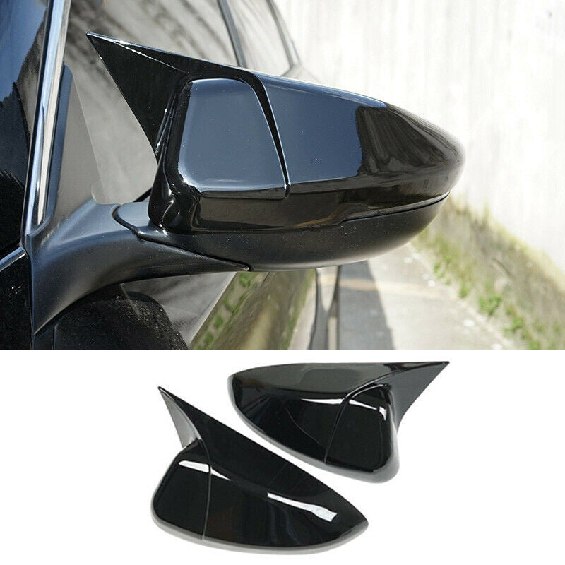 for Honda Accord 2018-2022 Black OX Horn RearView Mirror Cover W/ Turn Signal 2p