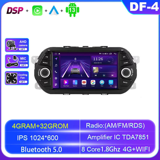 for FIAT TIPO EGEA 2015-2017 Stereo Android CarPlay Car Radio Screen GPS Player