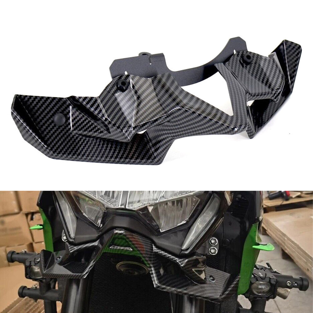 Carbon Fiber Naked Front Spoiler Fairing ABS for Kawasaki Z 900 2020 2021 2022
