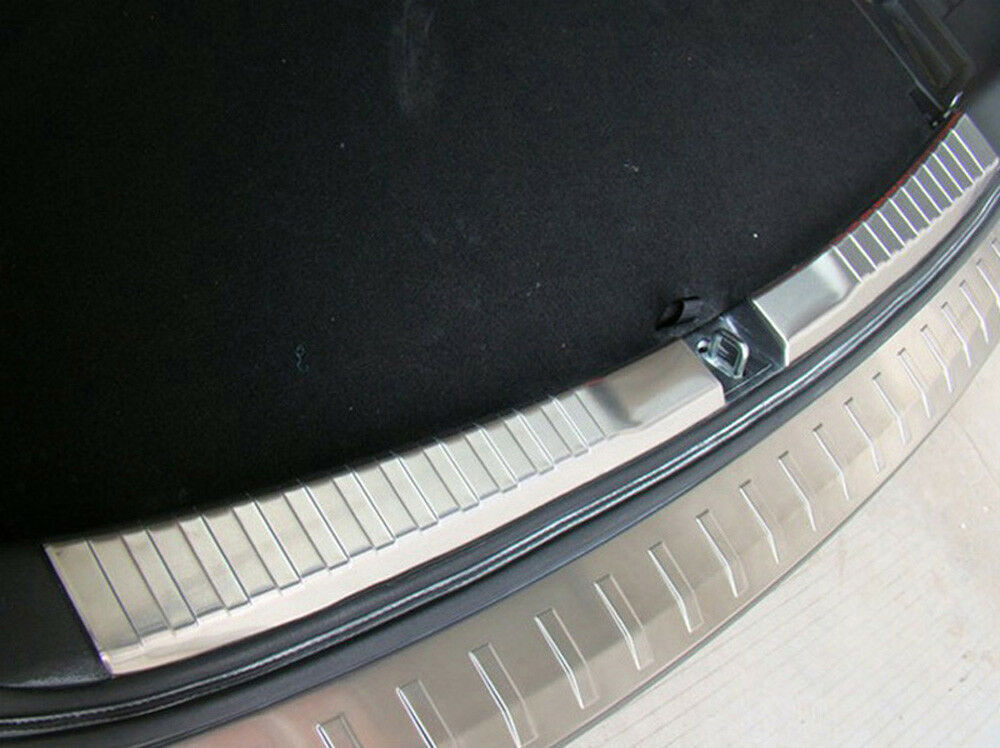 for Honda CR-V CRV 2012-2016 Rear Bumper Protector Boot Sill Scuff Plate Silver