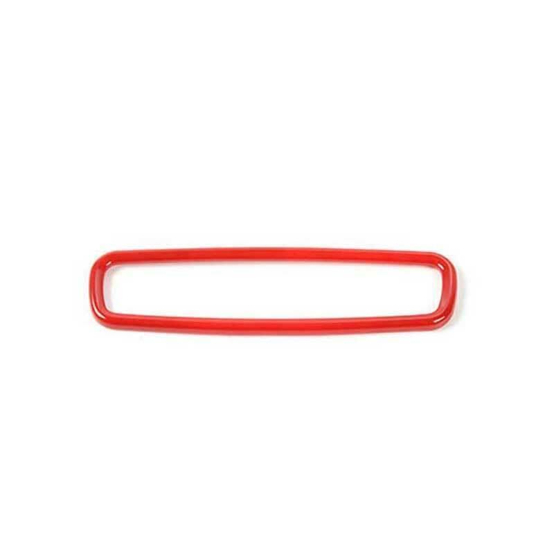 for Ford for Mustang 2015-2022 Paint Red Interior Rearview Mirror Frame Trim 1PCS