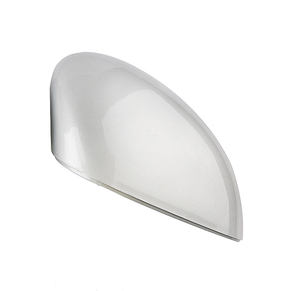 Wing Mirror Cover Cap Driver Side Glossy Grey for Ford Fiesta MK7 2008-17