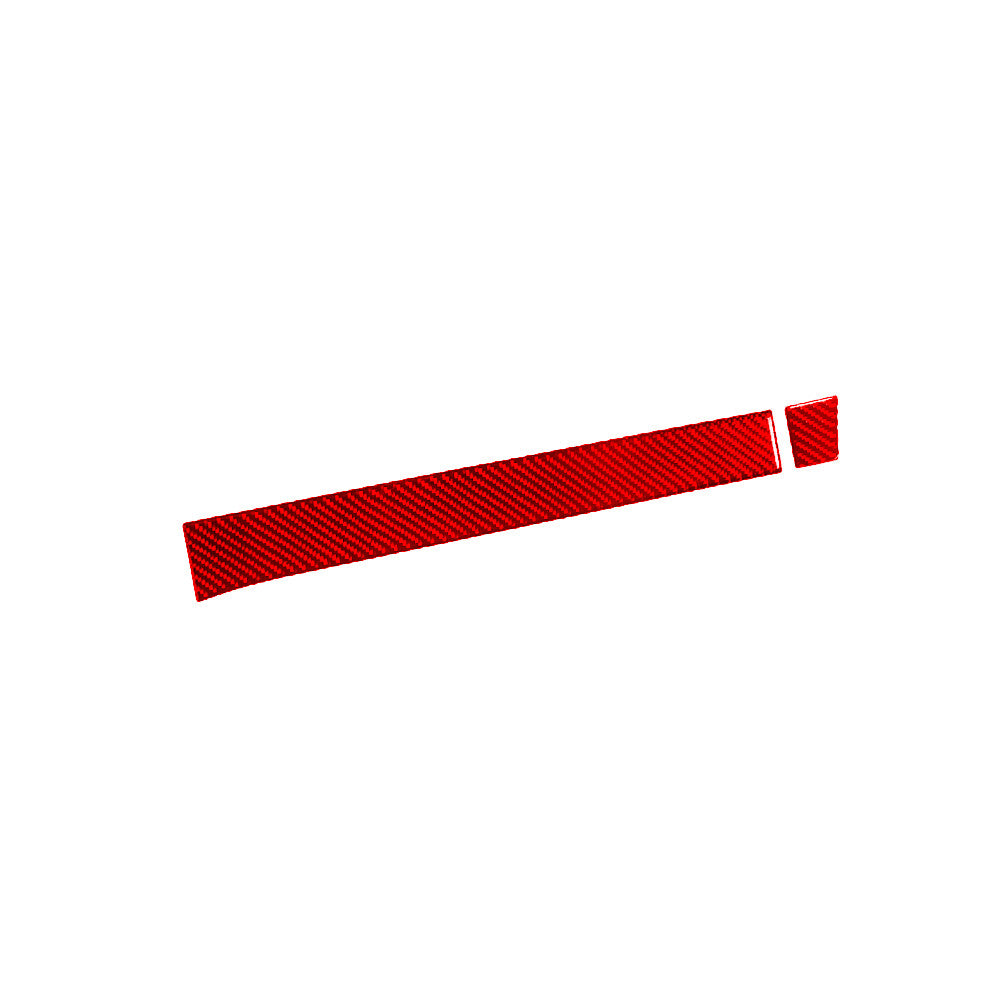 2Pcs Red Box Trim Strip Cover Decor Carbon Fiber for Toyota Tacoma 2012-2015
