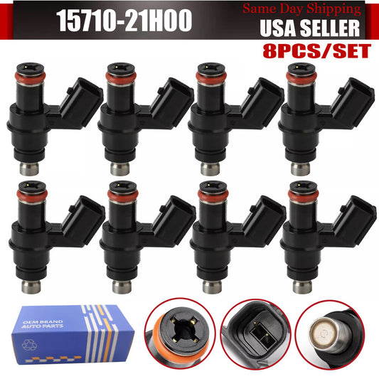 8-piece fuel injector kit for Suzuki Hayabusa GSXR1000 2007 2008 K7 15710-21H00