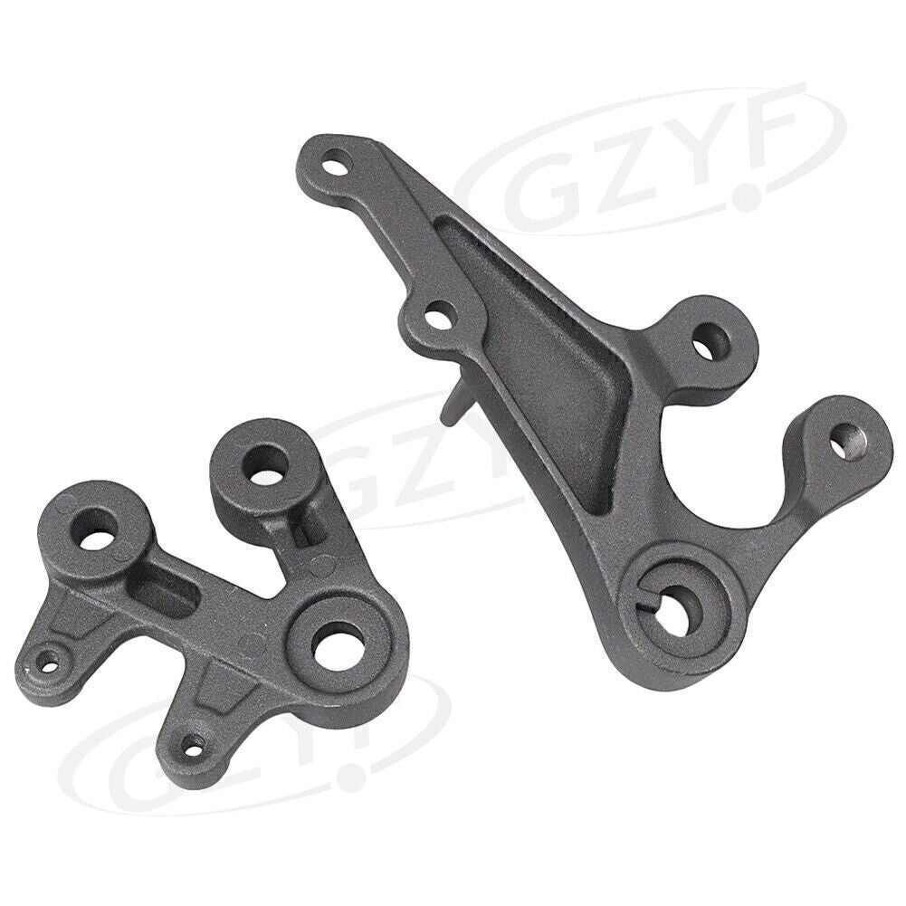 Rider Front Foot pegs Footrests Fit for Suzuki GSXR1000 2005-2010 09 Black