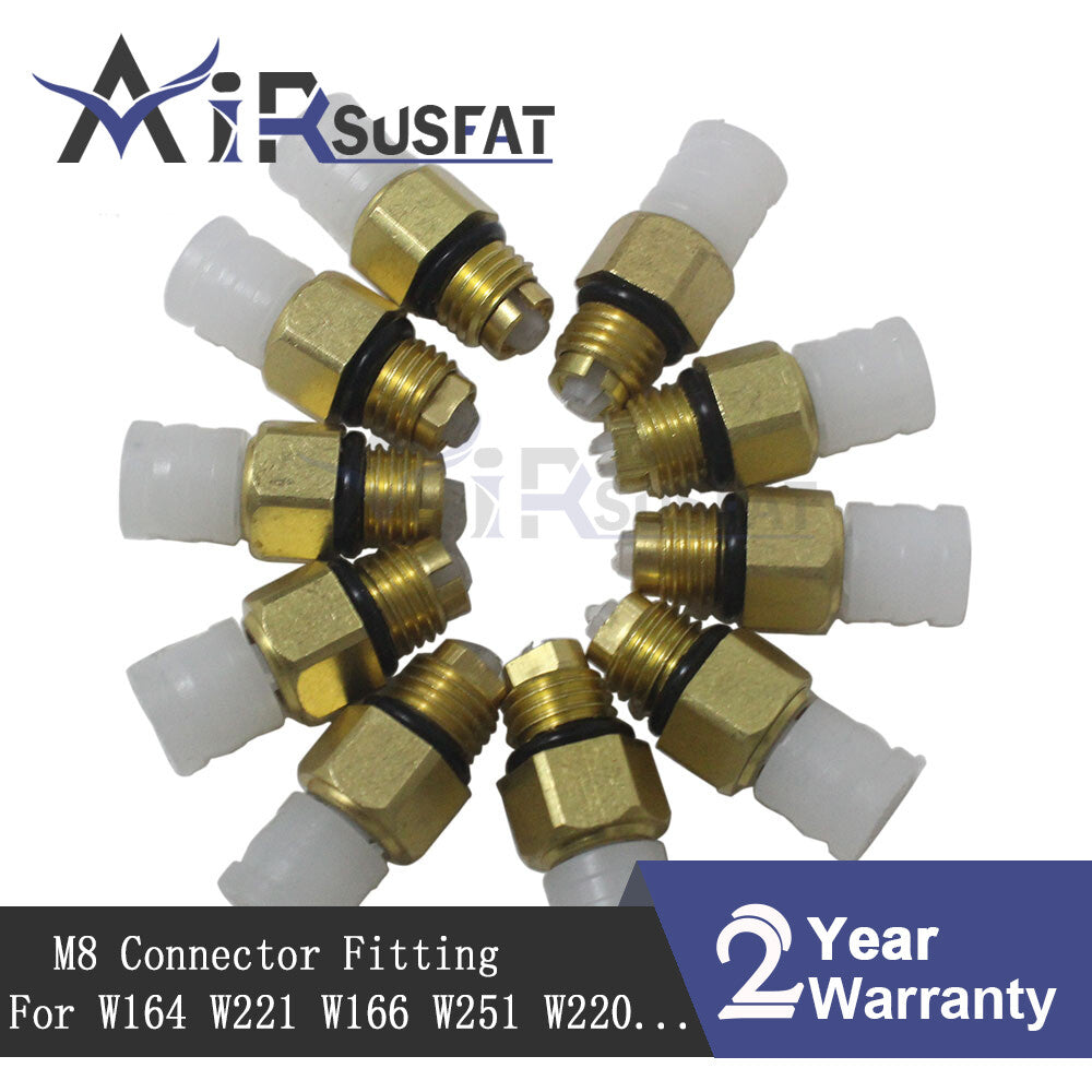 10X Air Suspension Air Fitting Connector Valve M8 for Benz W211 W220 W221 W164