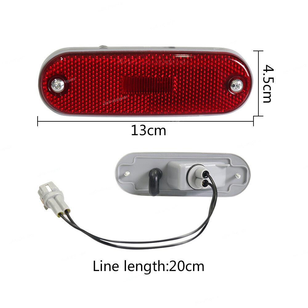 4Pcs Rear Bumper Reflector Side Marker Signal Lamp Kit For 1996-04 for Toyota RAV4