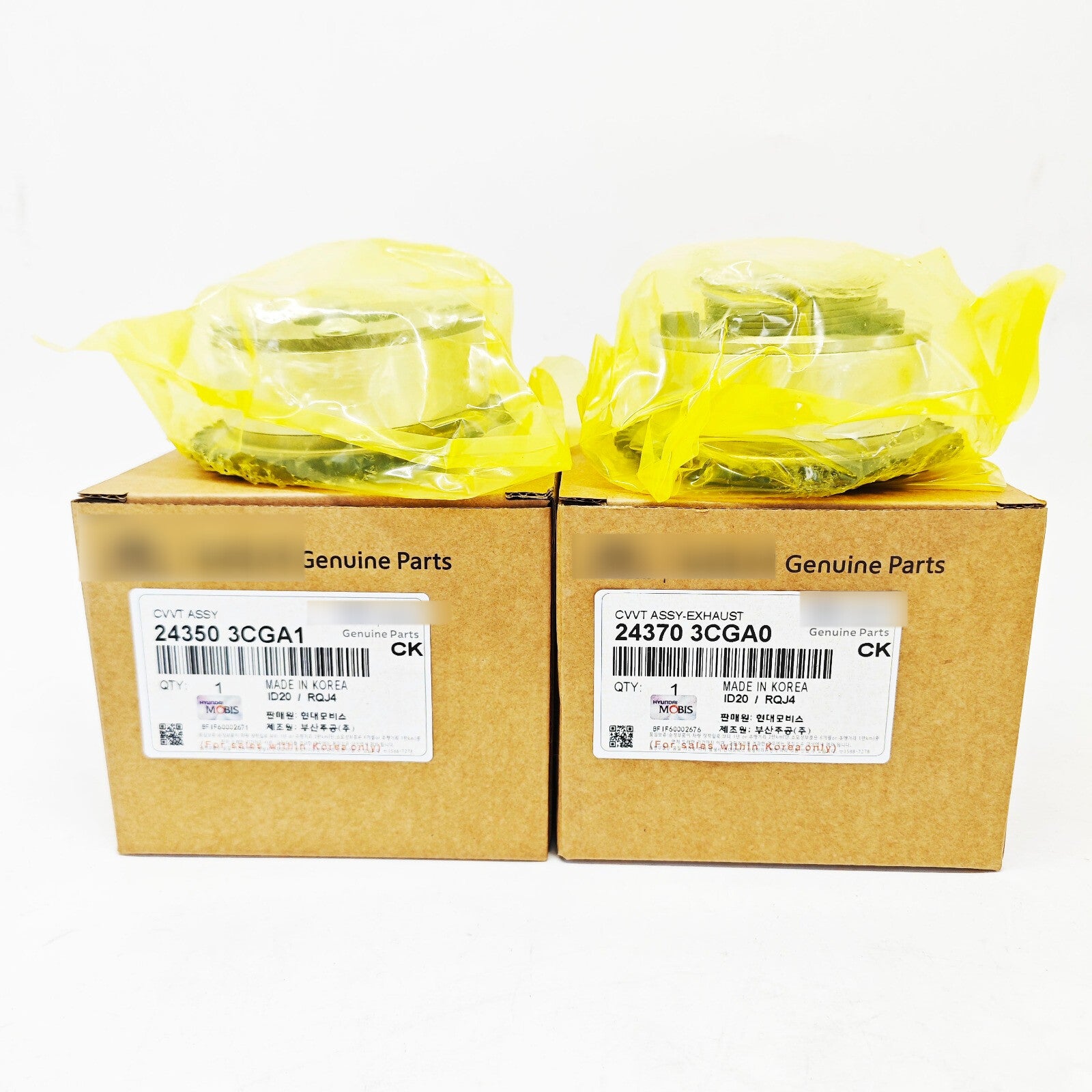 NEW Intake - Exhaust CVVT Gear Set 2pcs for HYUNDAI for KIA 2014-2020 3.3L 3.8L