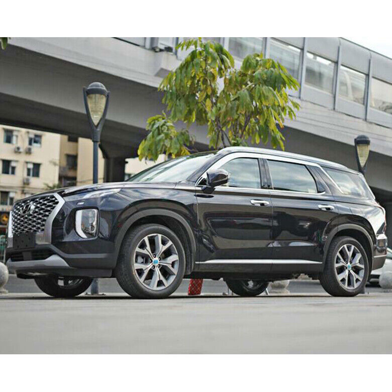 for Hyundai Palisade 2020-2024 silver Window Vent Visor Sun Rain Deflector Guard