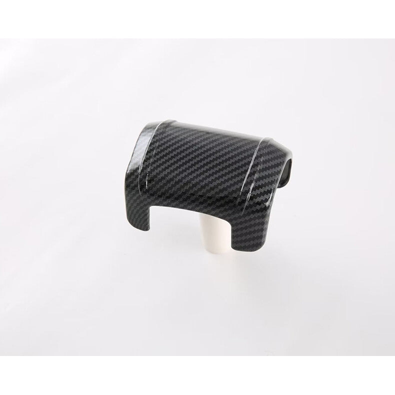 Carbon Fiber Console Gear Shift Knob Cover Trim for Ford F150 F-150 2021-2023