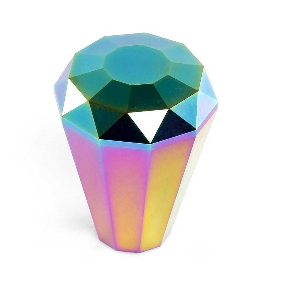 CA Aluminium Diamond Shift Knob for Manual Shift Knob 8/10/12MM Adapter