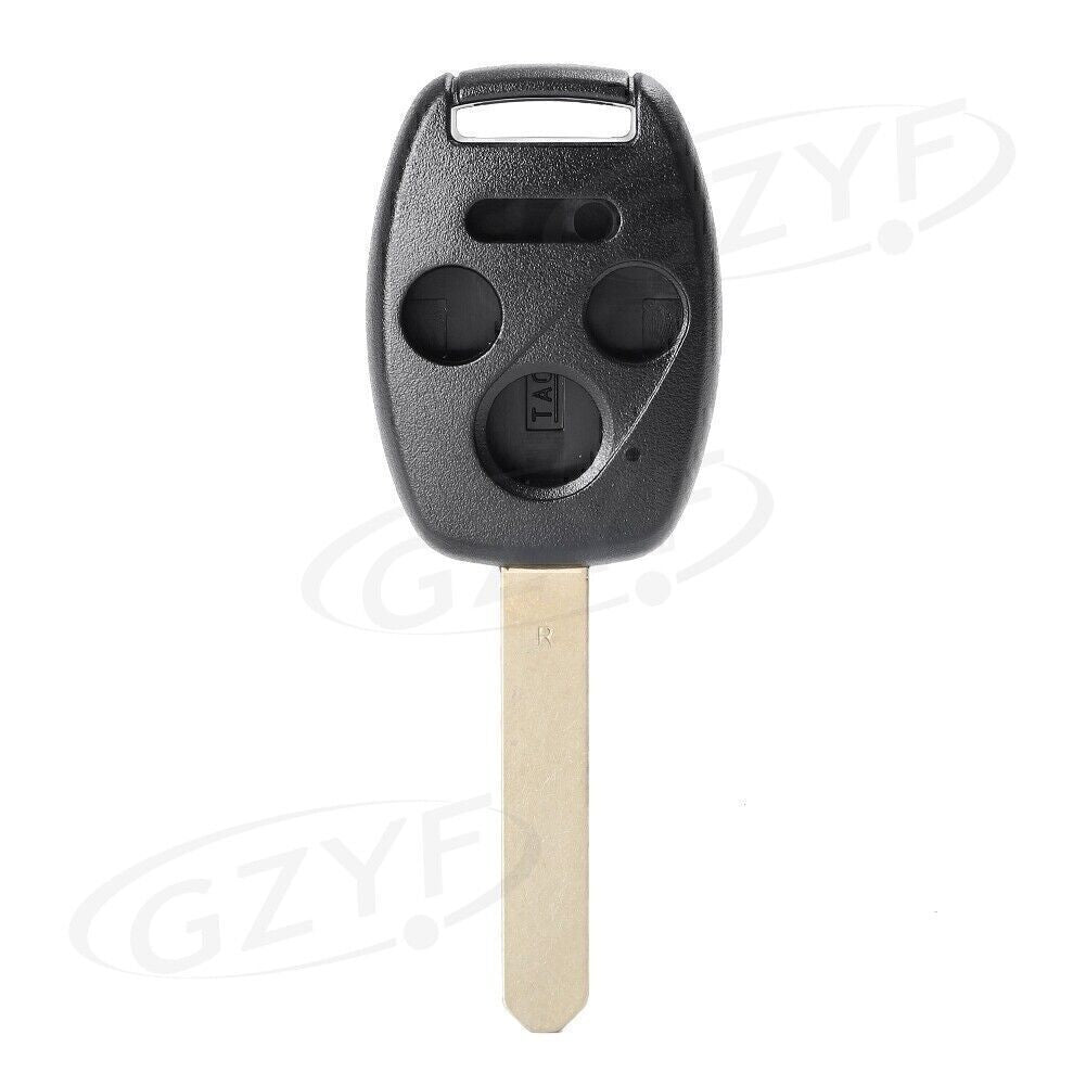 for Honda Accord 04-12 CRV 05-06 for Civic 2006-2013 Uncut Remote Key Fob Shell Case