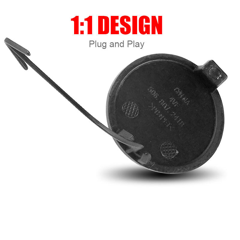Car Front Bumper Grille Tow Hook Eye Cover Cap Fits for VW 2011-2014 for Jetta Mk6