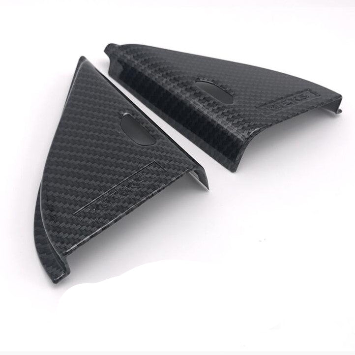 2017-2020 for Nissan Kicks Carbon fiber look Front A Post Door Trim Cover 2P