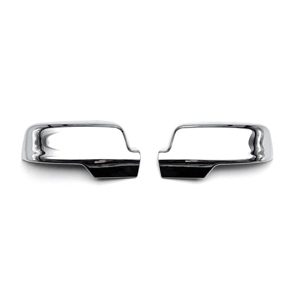 Pair Chrome Rearview Mirror Side Cover Molding Trim for Dodge for Ram 1500 2019-2021