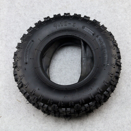 Motorcycle 4.10?6 Inner Tube Outer Tire Rubber ATV Go Kart for Mini Quad 47cc 49cc
