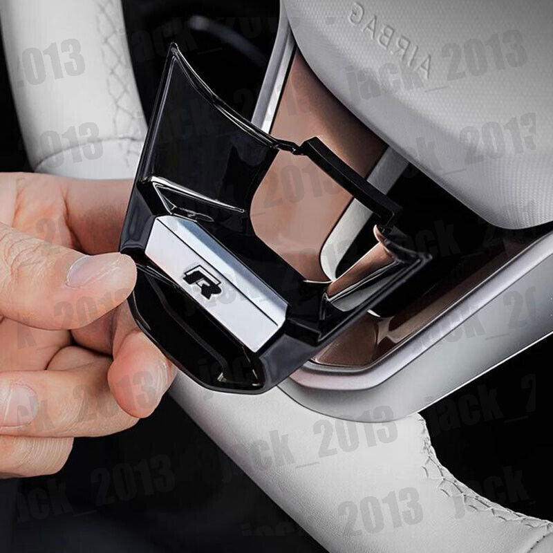 ABS R Style Inner Steering Wheel Cover Trim for Volkswagen for VW ID.3 ID3 2021-2024
