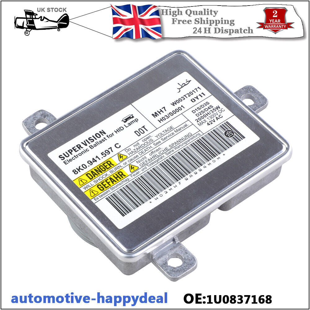 for AUDI A1 A3 A4 A5 A6 Xenon Headlight Ballast Control Unit Module 8K0941597E