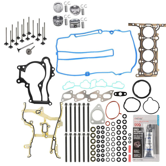 Head Gasket Bolt Set  Piston Ring Kit for Buick for Chevy 1.4L Turbo